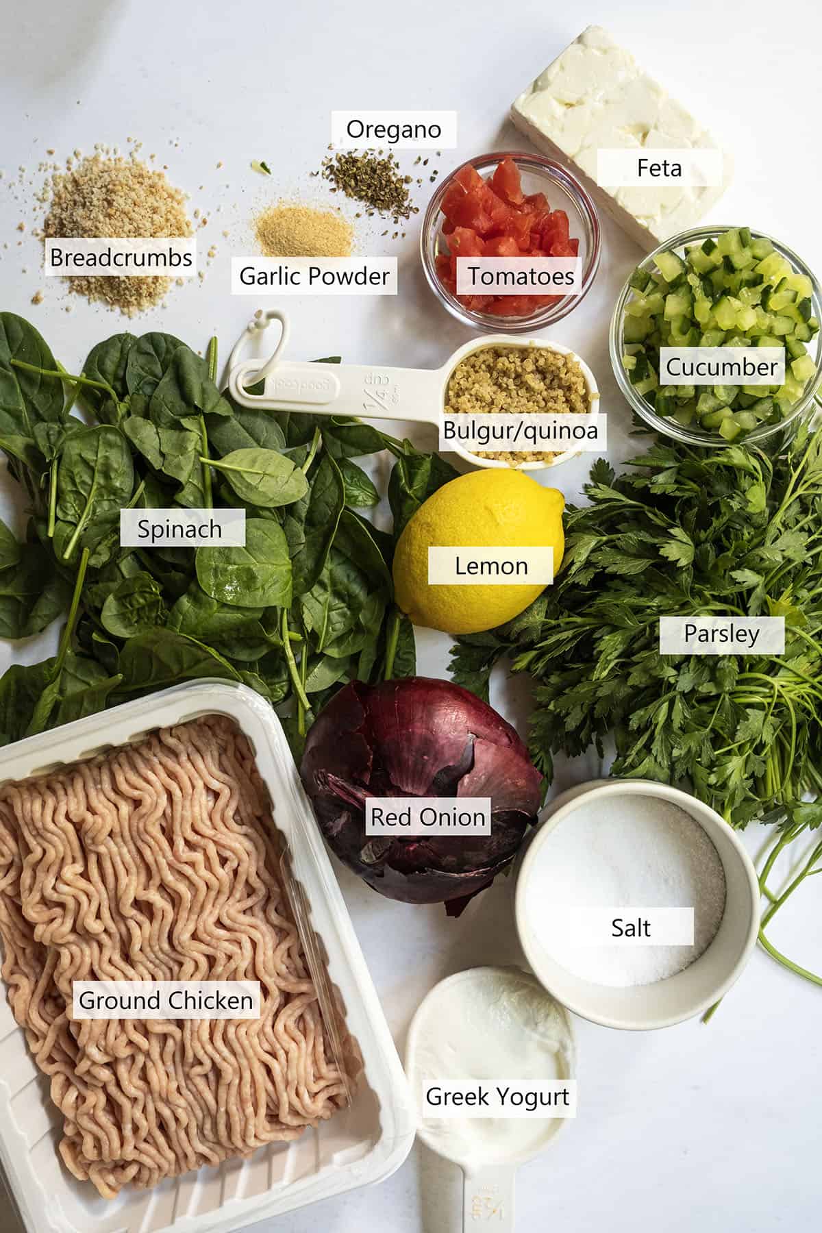 Ingredients for the recipe.