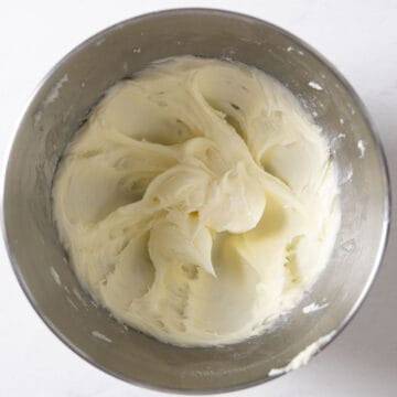 Frosting mixed together.