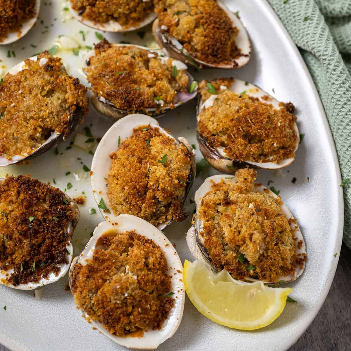 Italian Stuffed Baked Clams