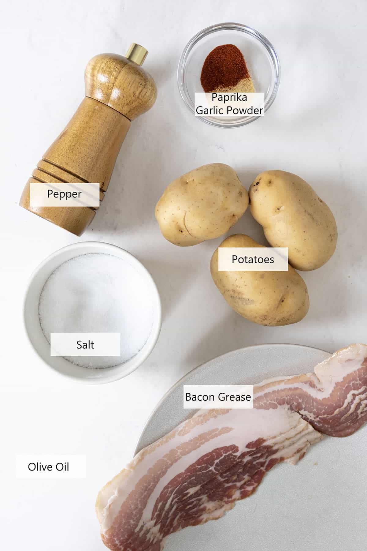 Ingredients for the recipe.