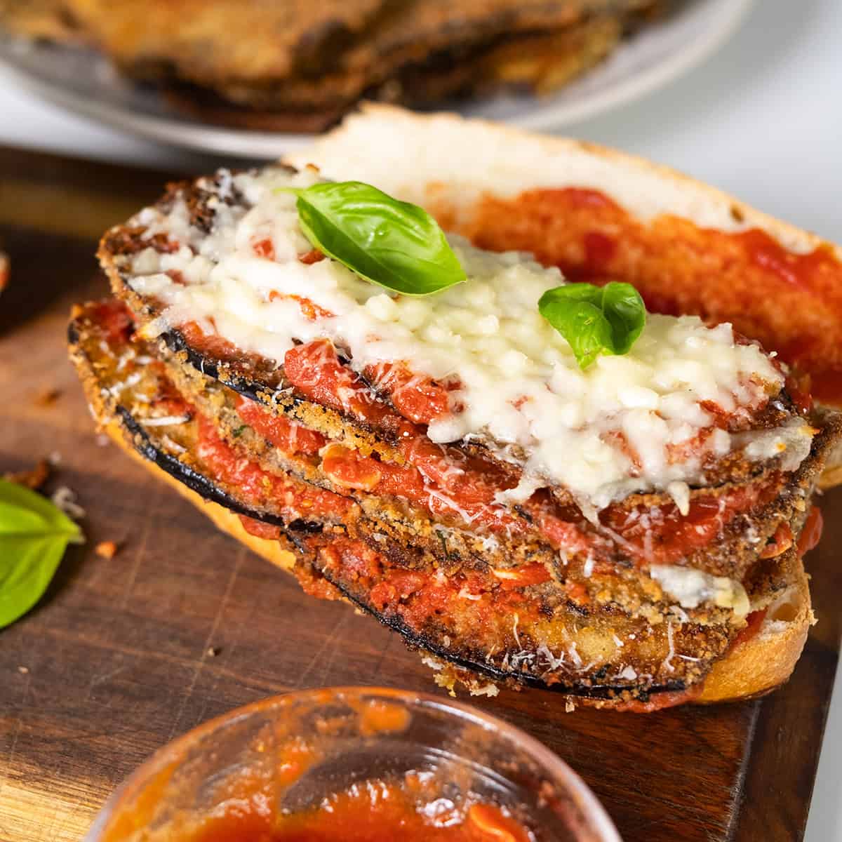 Eggplant Parm Sandwich
