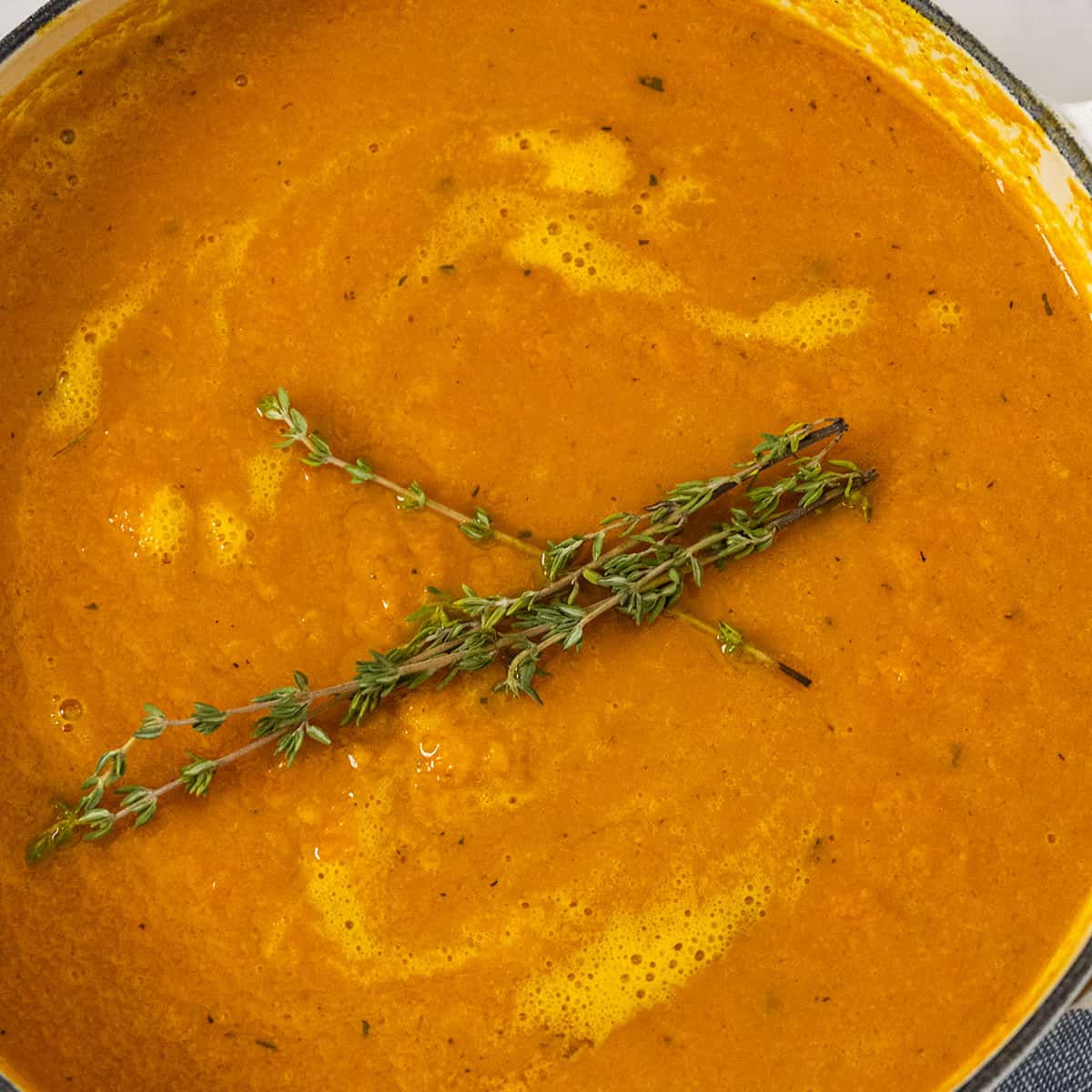 Roasted Carrot Ginger Soup