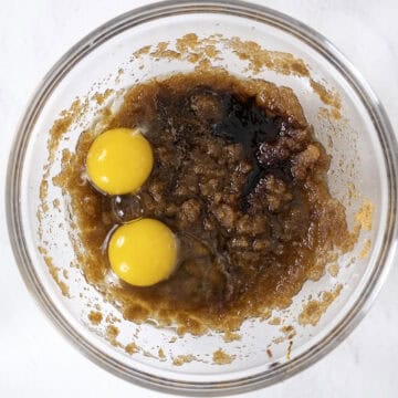 All wet ingredients combined.