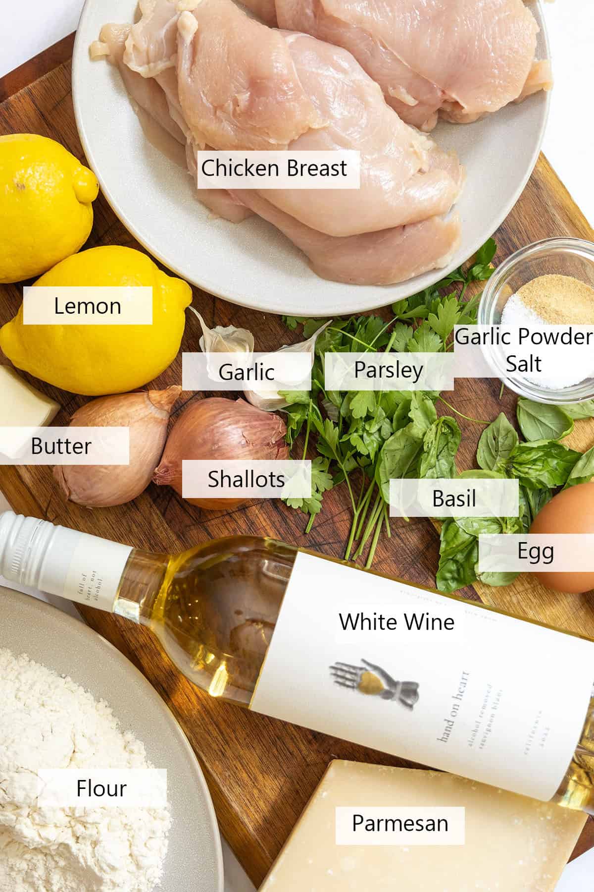 Ingredients for the recipe.