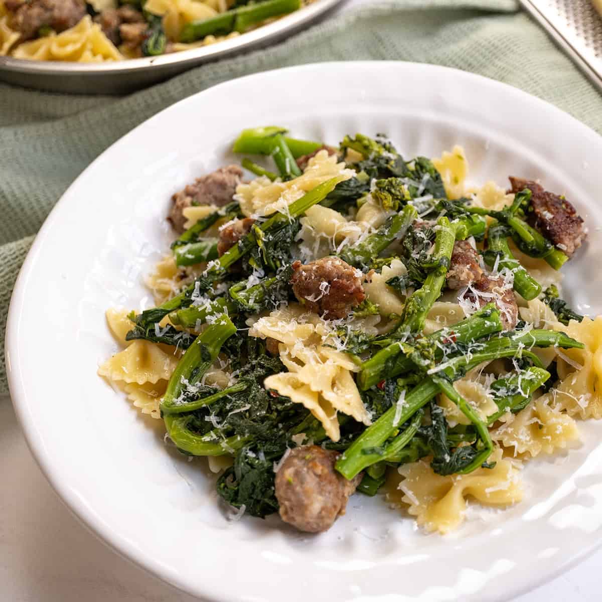 Pasta with Sausage and Broccoli Rabe