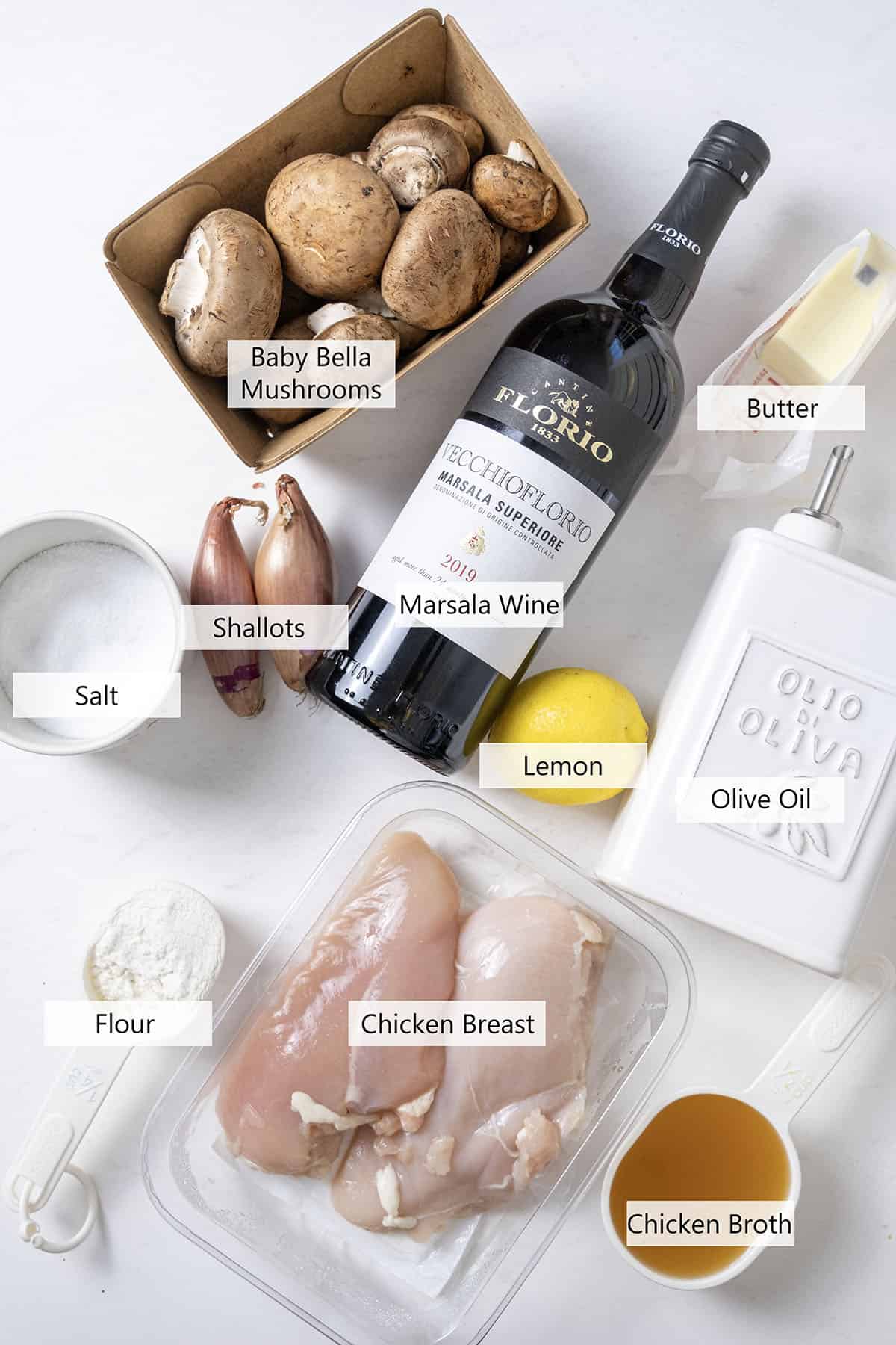 Ingredients for the recipe.