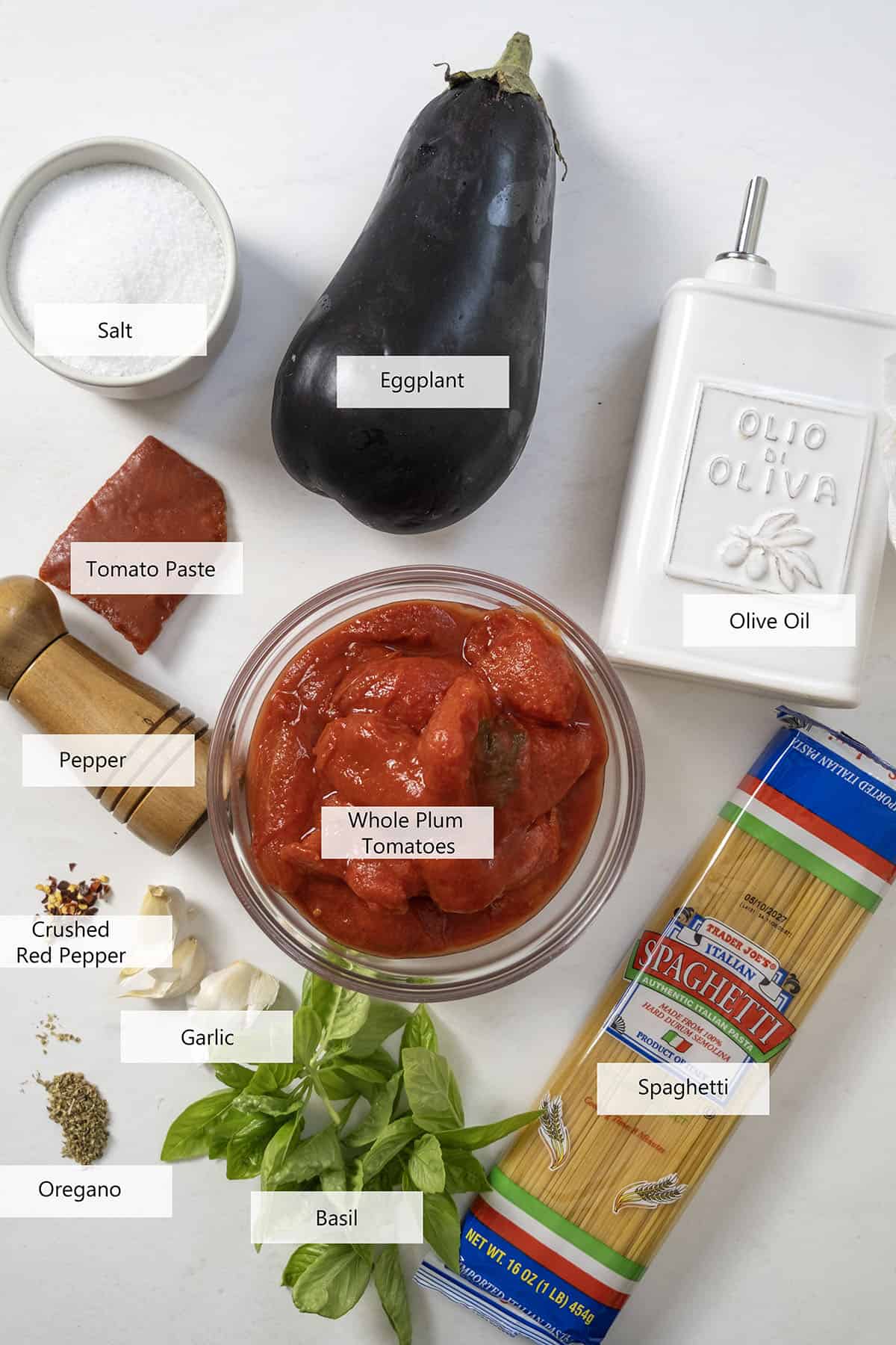 Ingredients for the recipe.