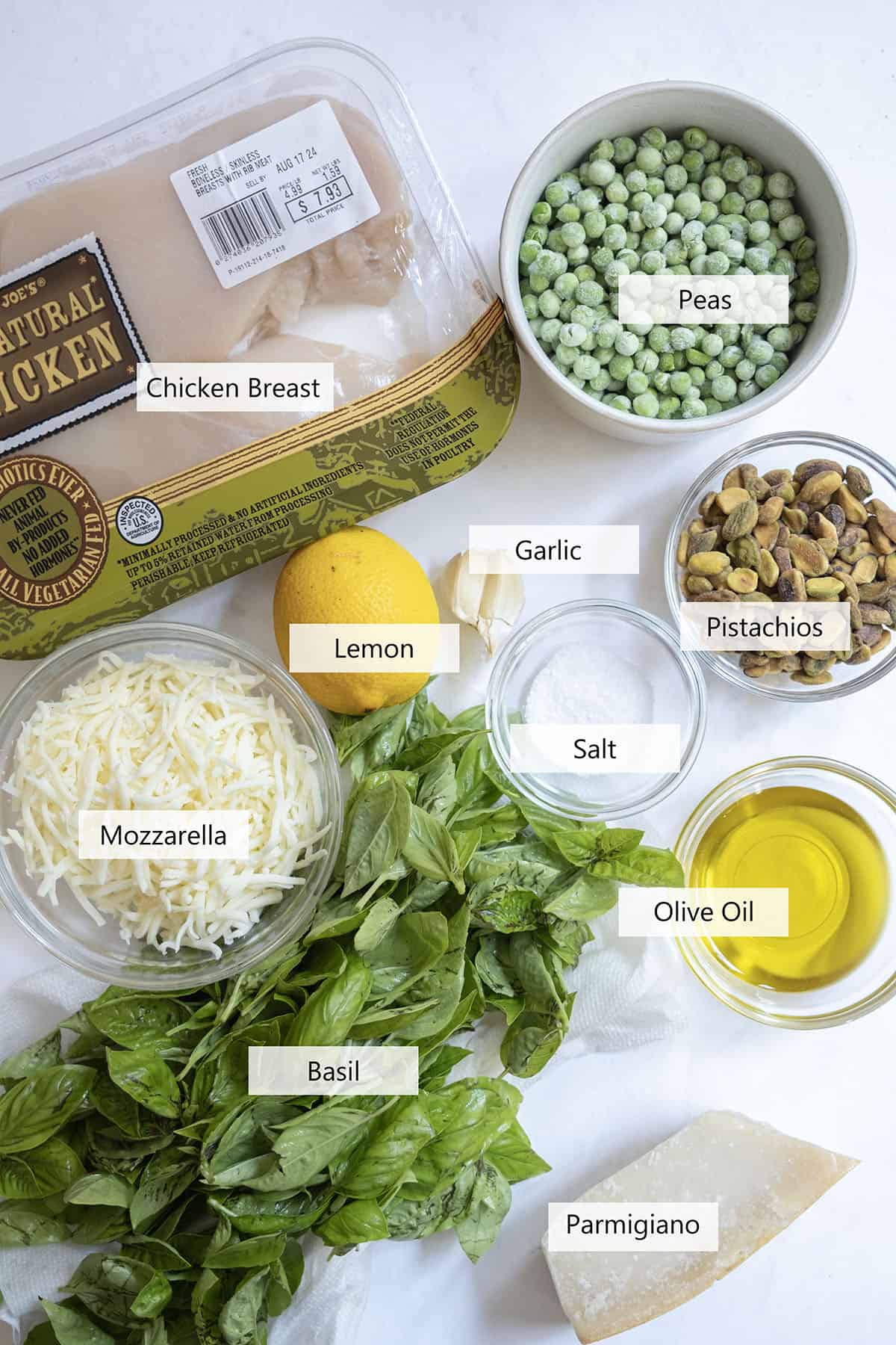 Ingredients for the recipe.