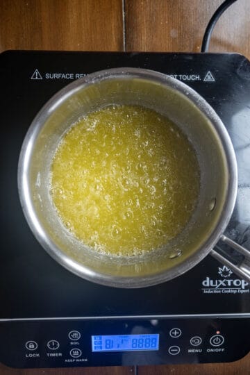 browning the butter