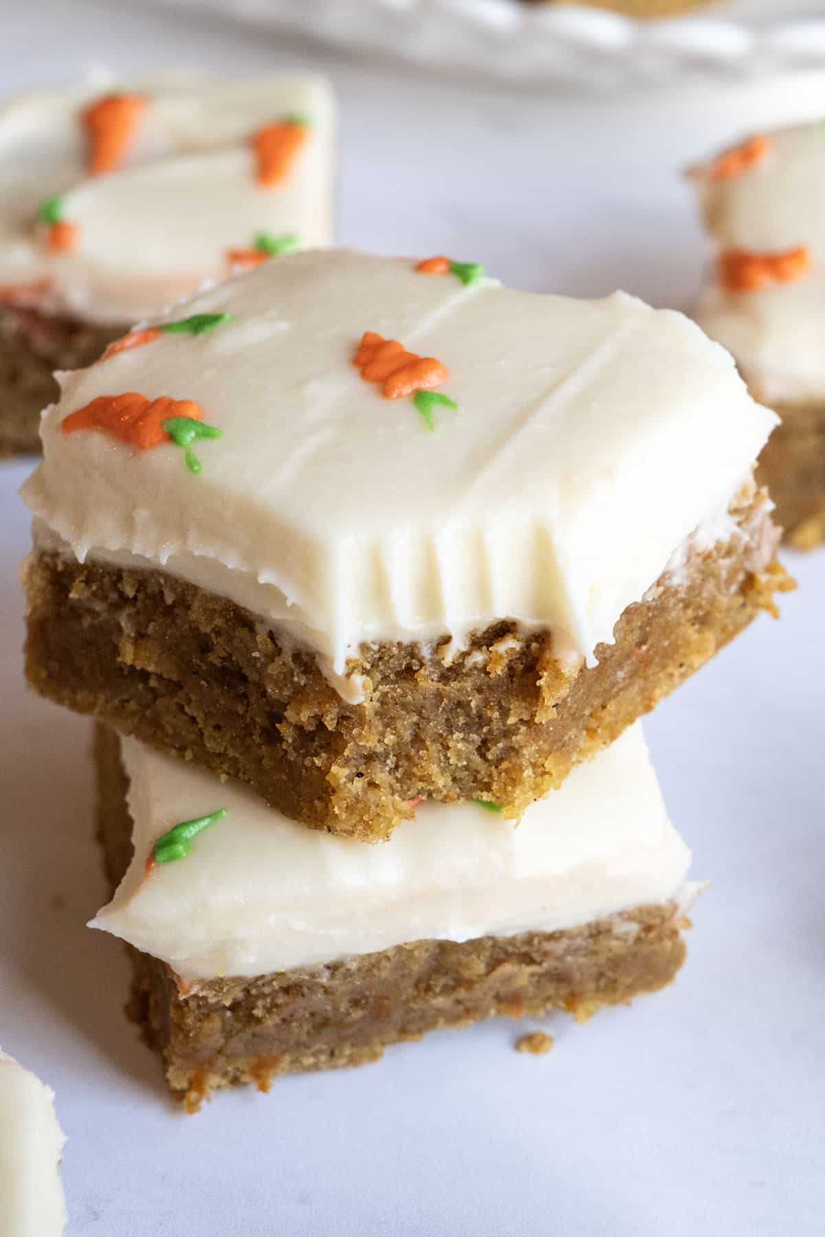 carrot cake blondies