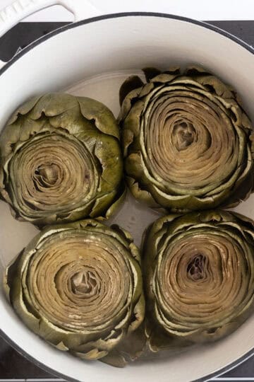steamed artichokes