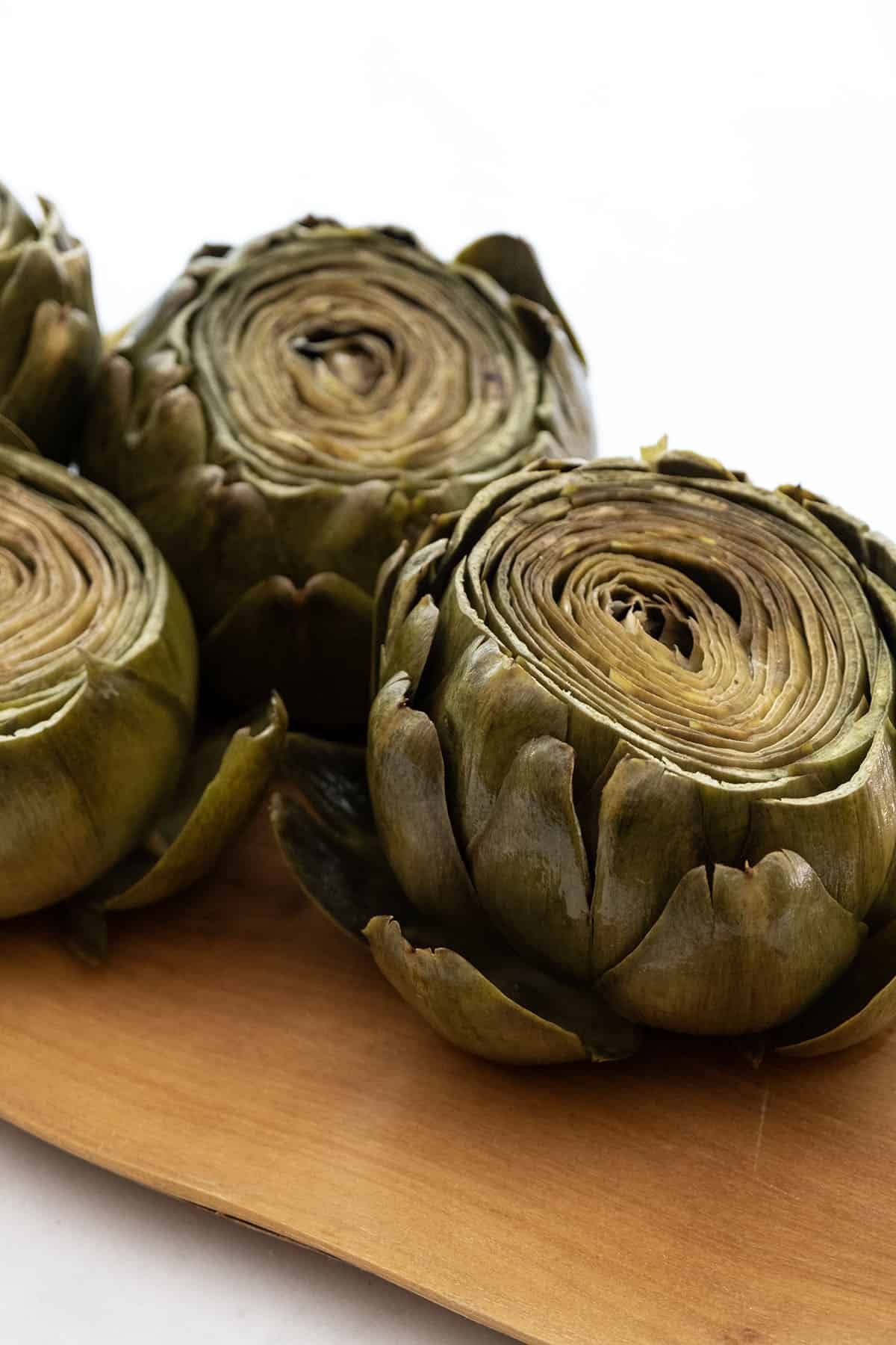 steamed artichokes