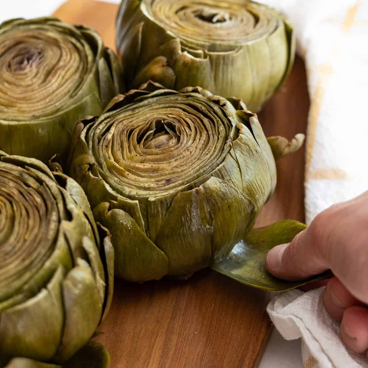 Easy Steamed Artichokes