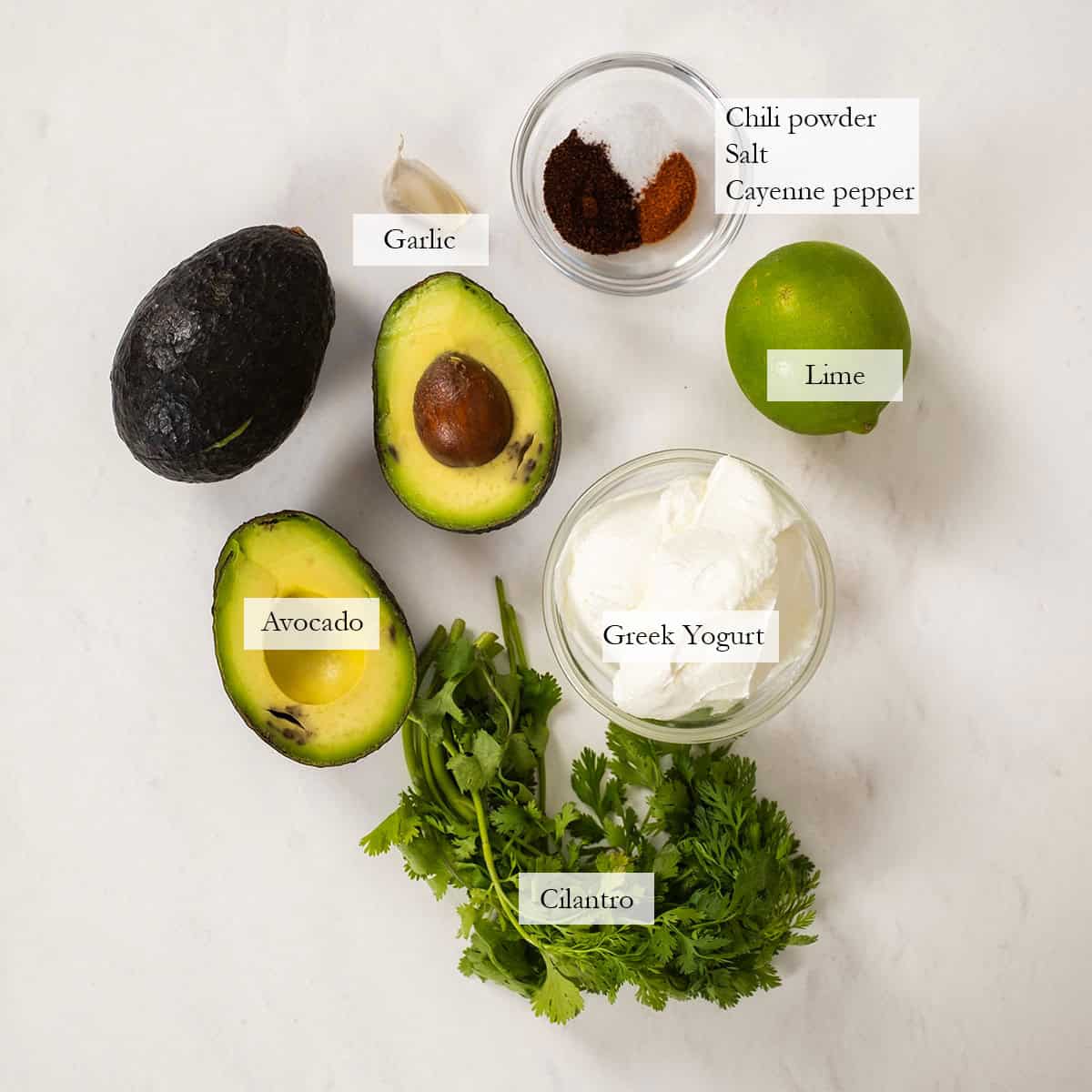 Ingredients listed for the recipe.