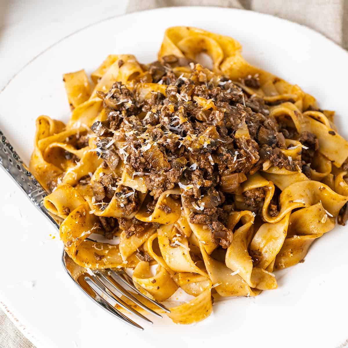 Quick Lamb Ragu with Pappardelle