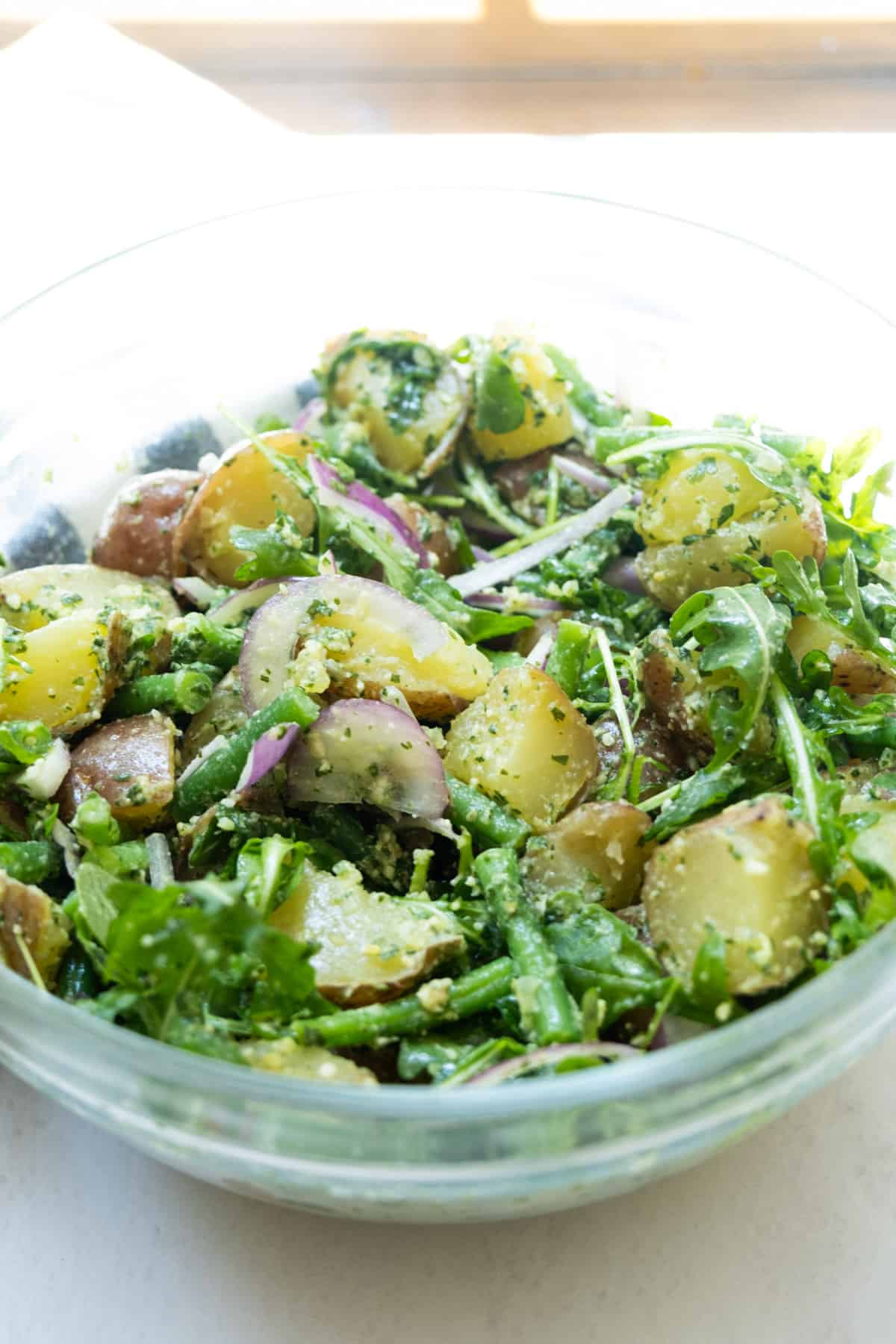 finished italian red potato salad no mayo