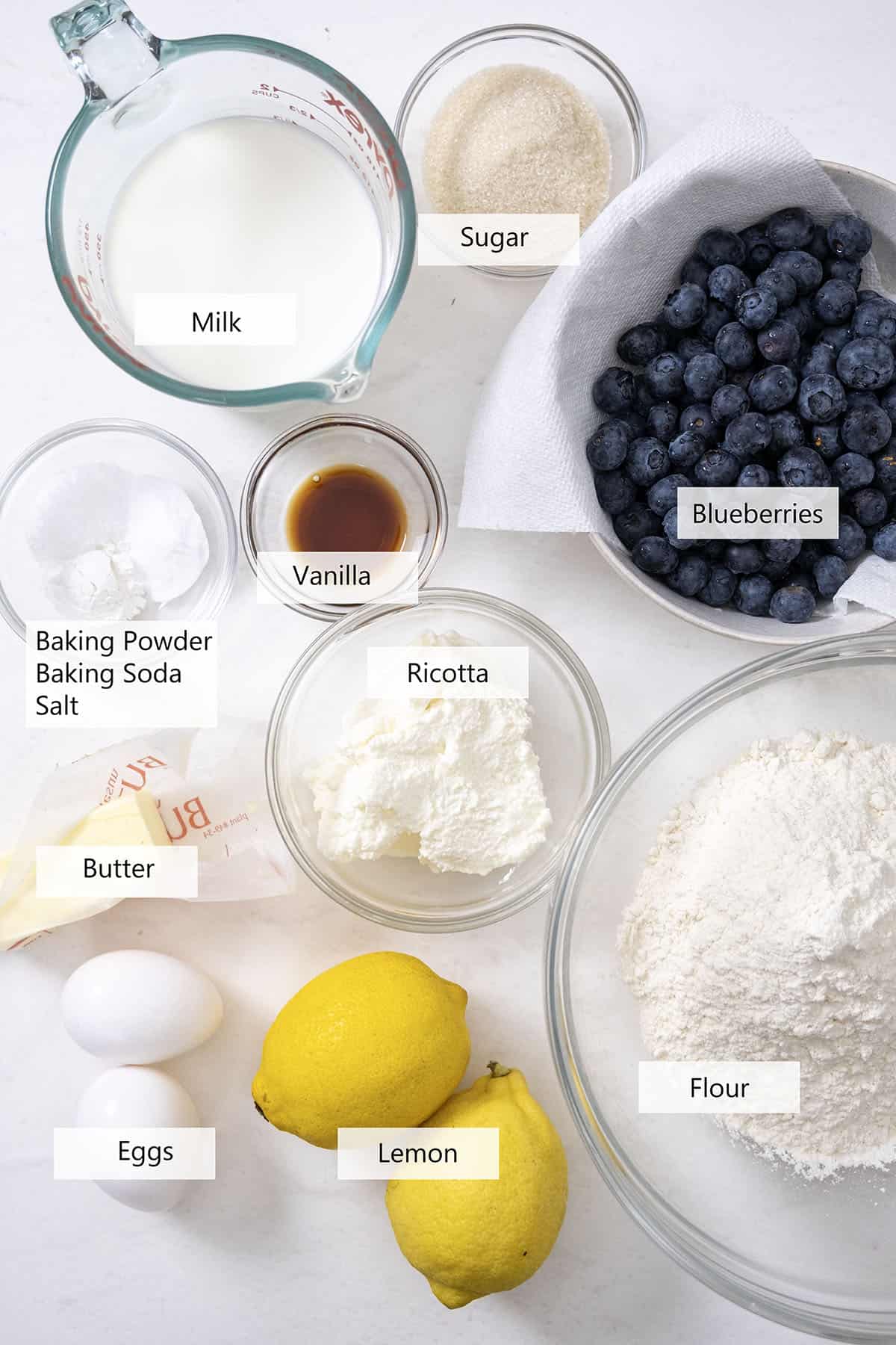 Ingredients for the recipe.