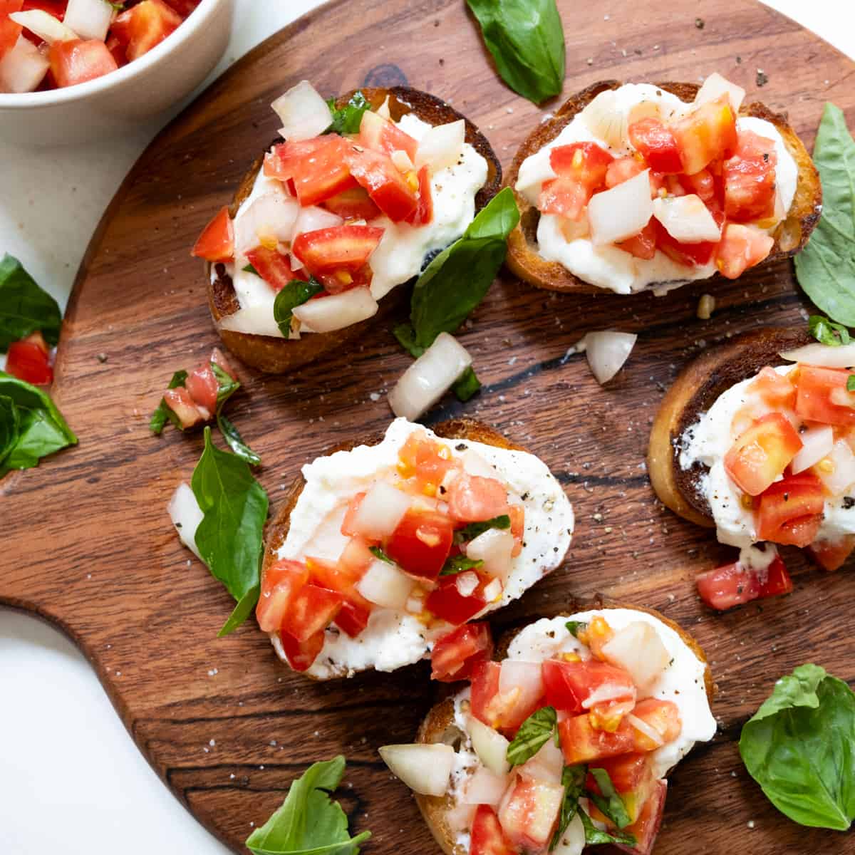 EASY Ricotta Bruschetta