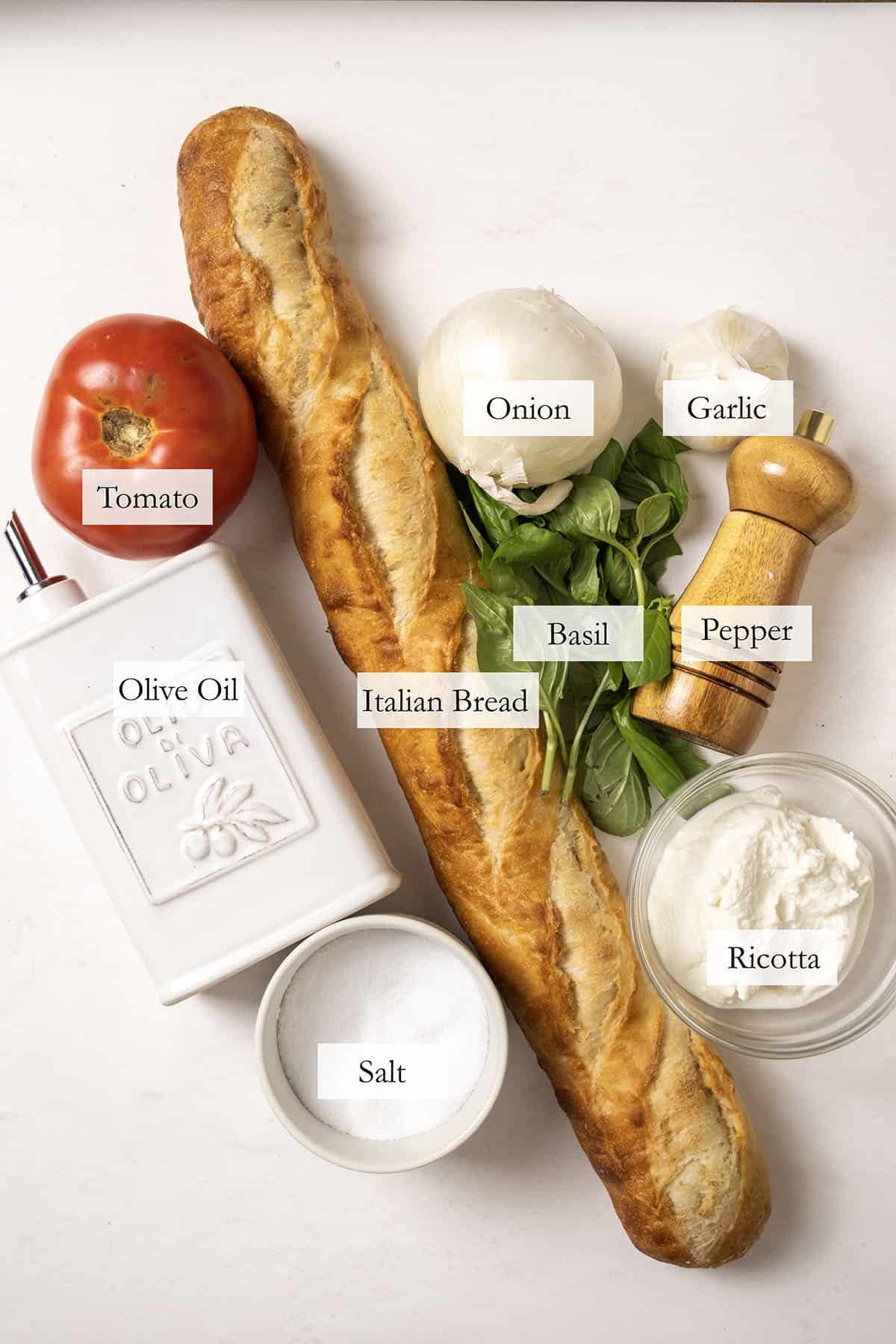 Ingredients for the recipe.