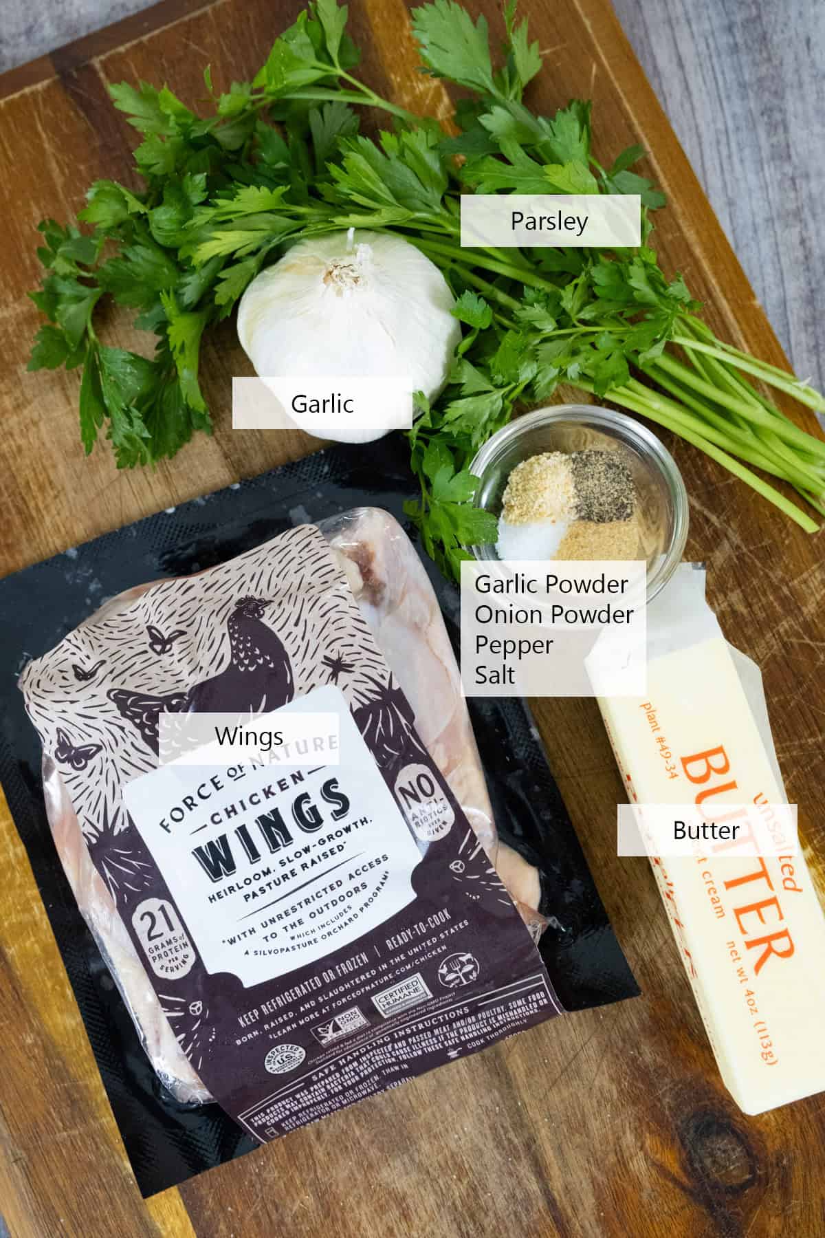 Ingredients for the recipe