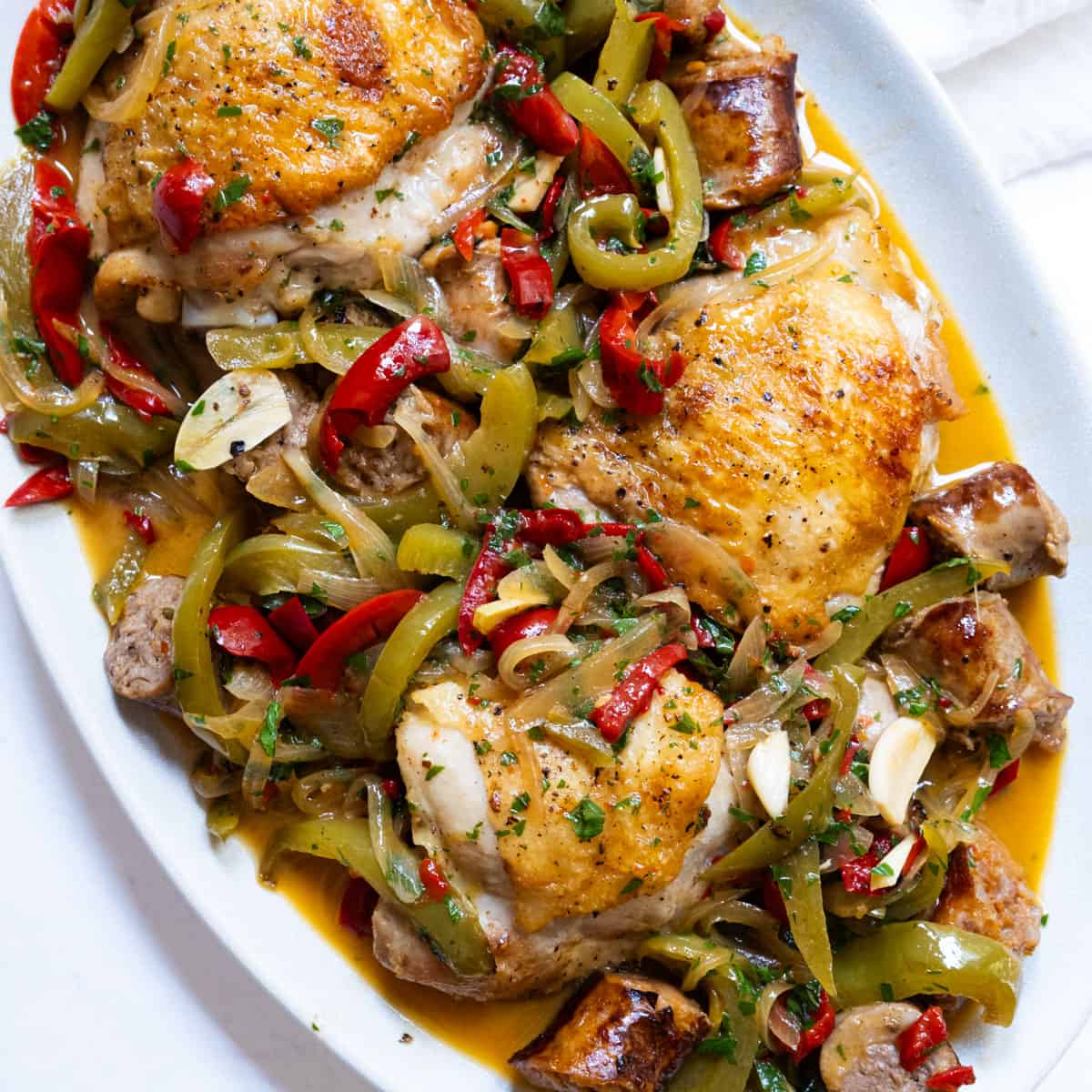 Chicken Scarpariello (Chicken Scarp)