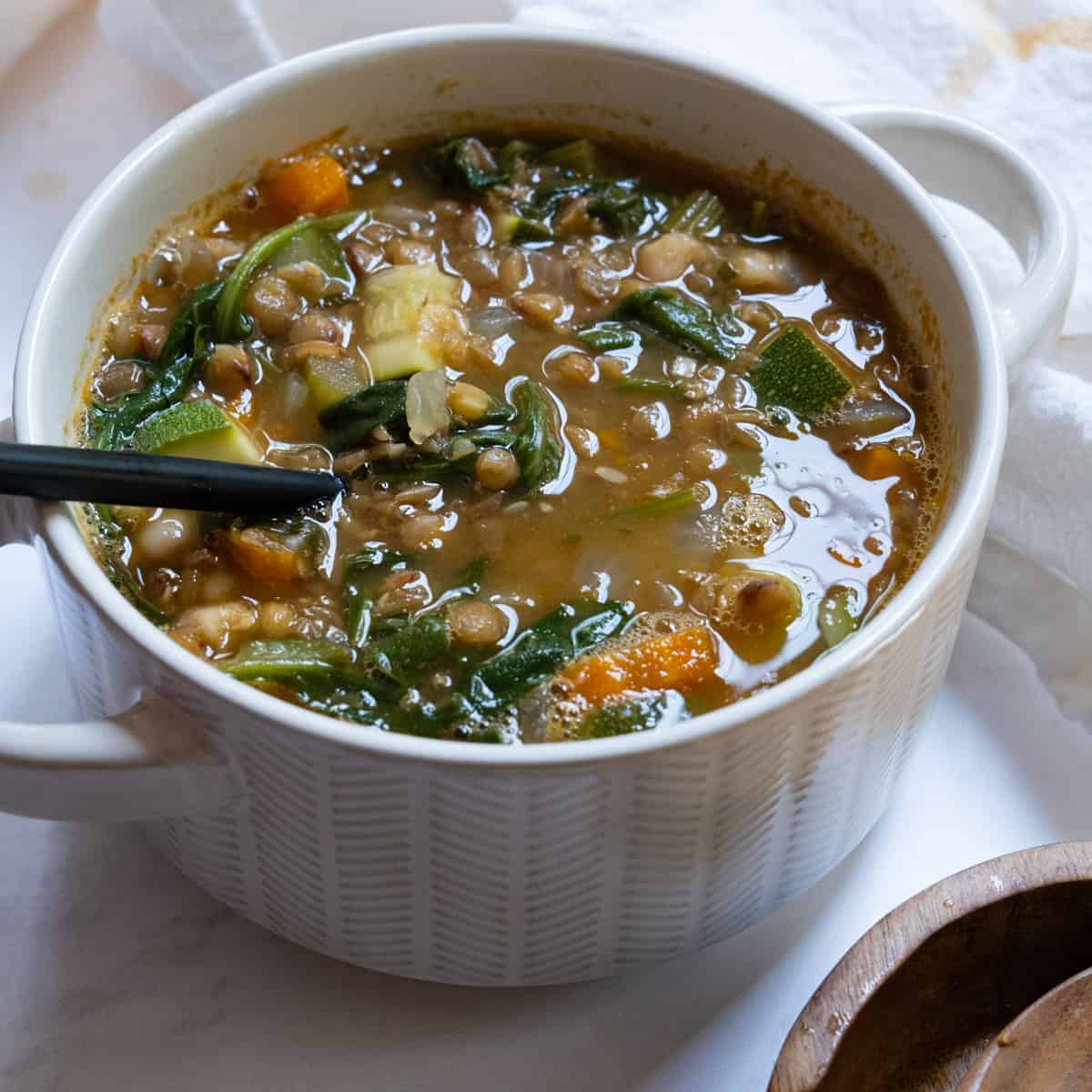 White Bean Lentil Soup