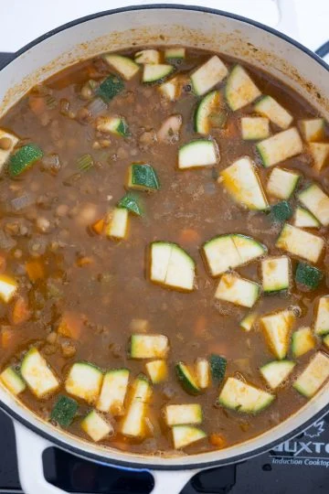 beans and zucchini added.