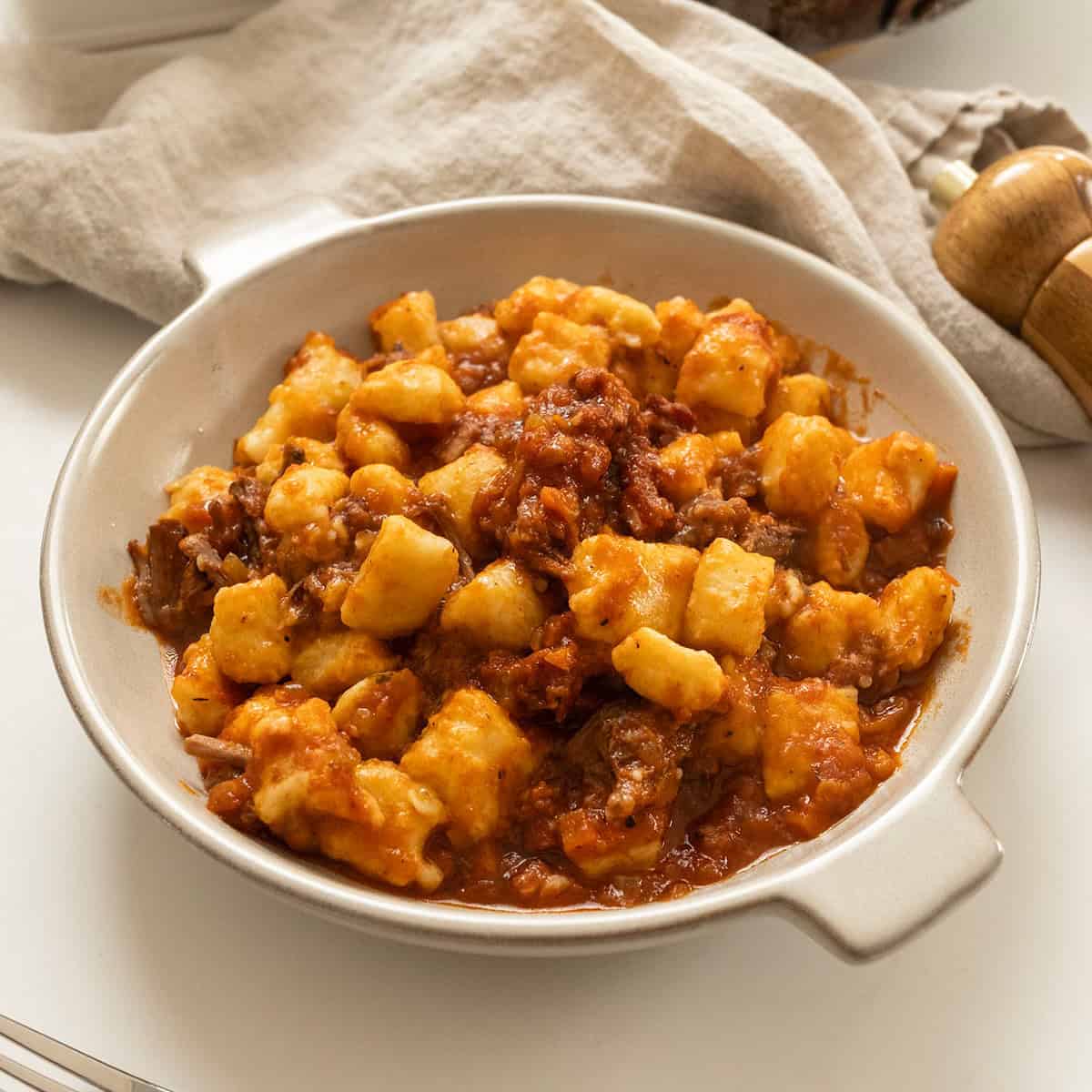 Braised Italian Short Ribs with Gnocchi