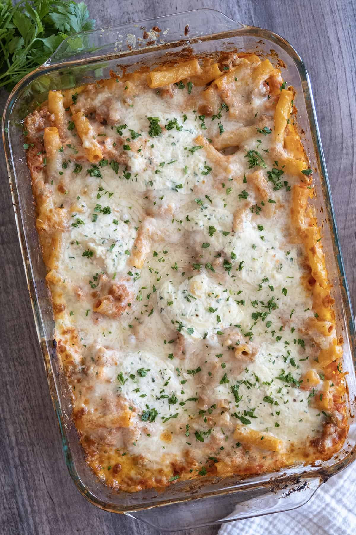 finished baked ziti
