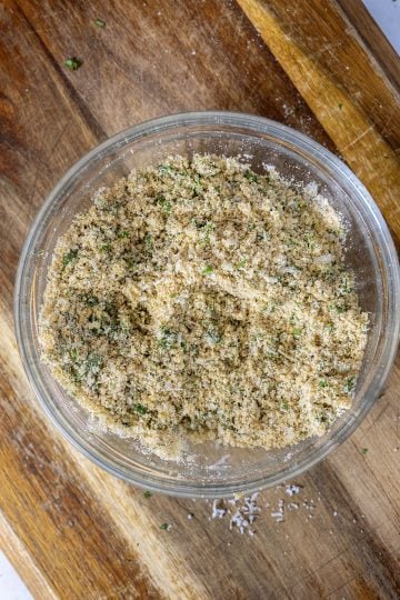 Breadcrumb mixture for braciole