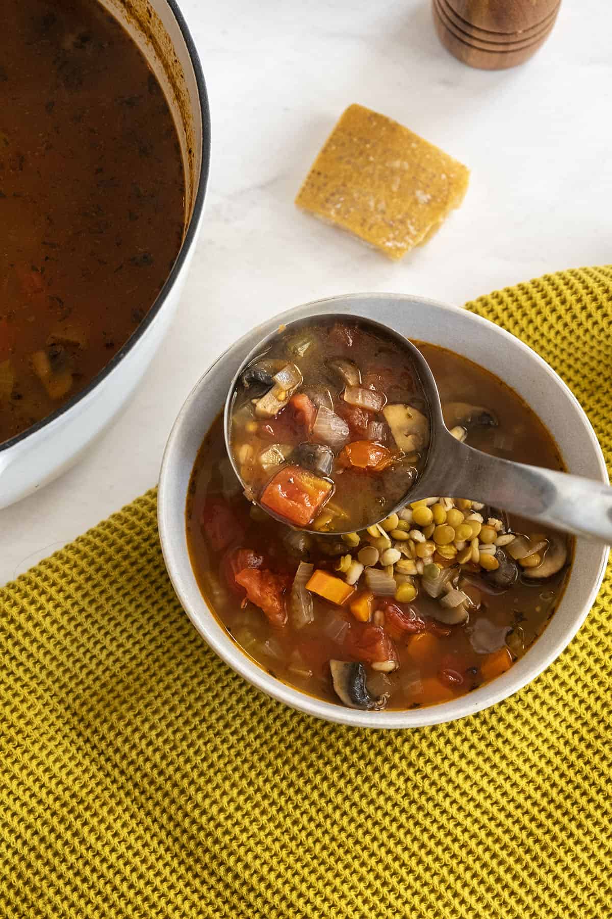 barley lentil soup