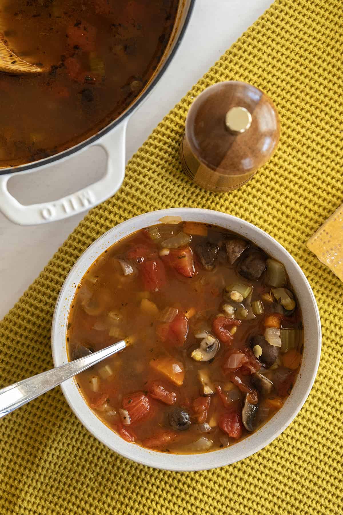 barley lentil soup
