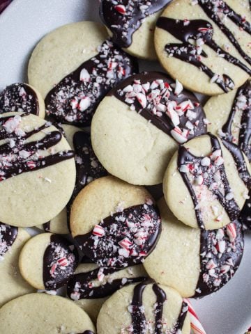 dark chocolate peppermint cookies