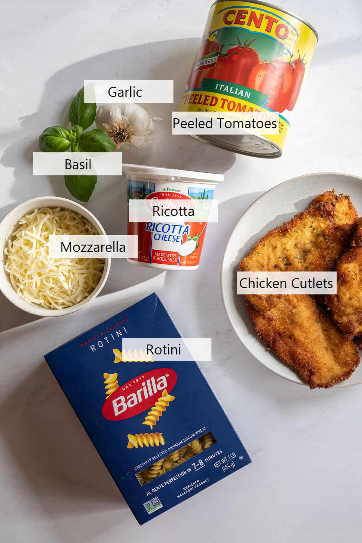 Ingredients for the recipe.