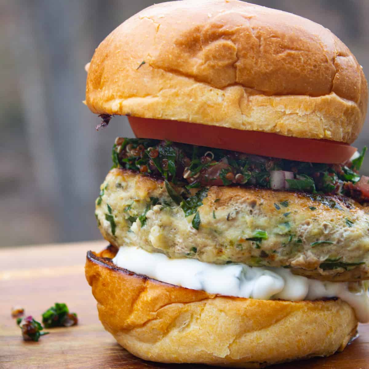The Big Fat Greek Chicken Burger