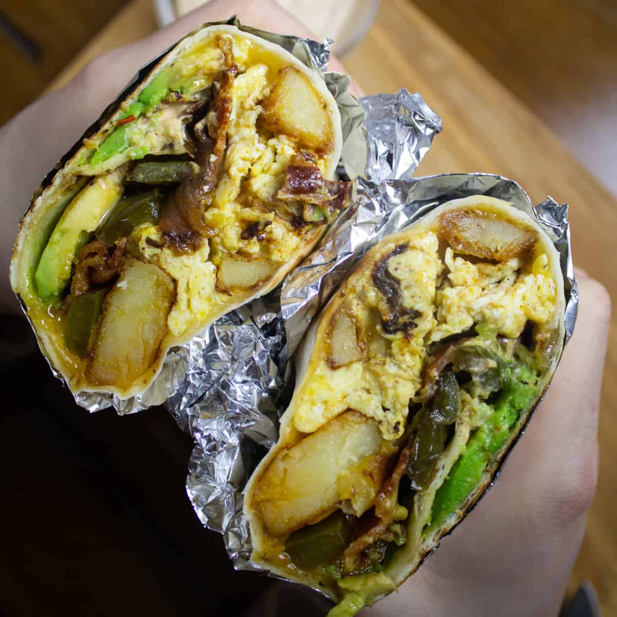 Southwest Potato Breakfast Burrito