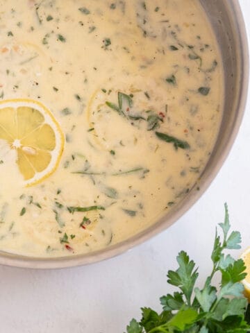 creamy lemon sauce