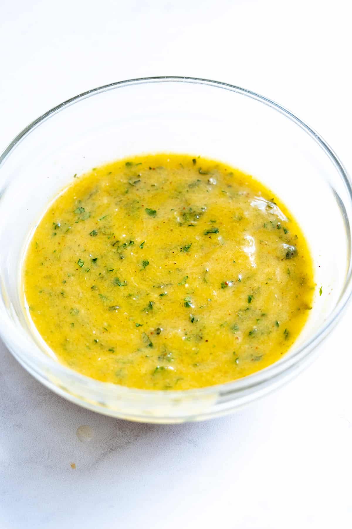 Cilantro mango vinaigrette