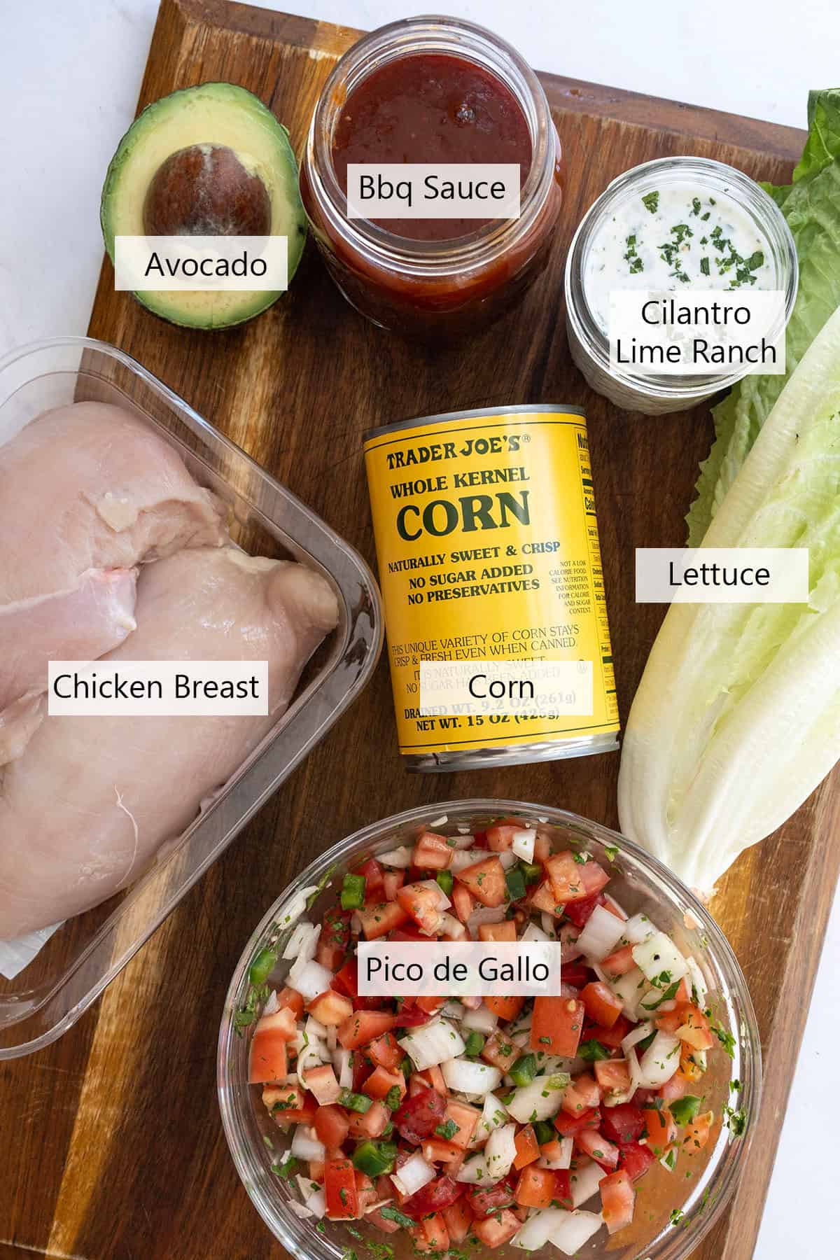 Ingredients for the recipe.