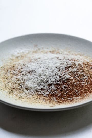 breadcrumb mixture with parmesan and seasonings