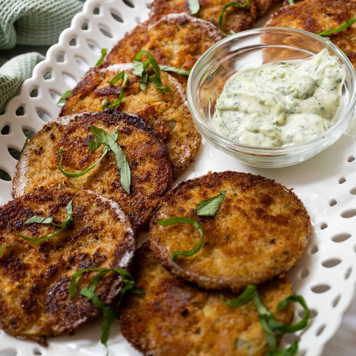 Easy Italian Fried Green Tomatoes