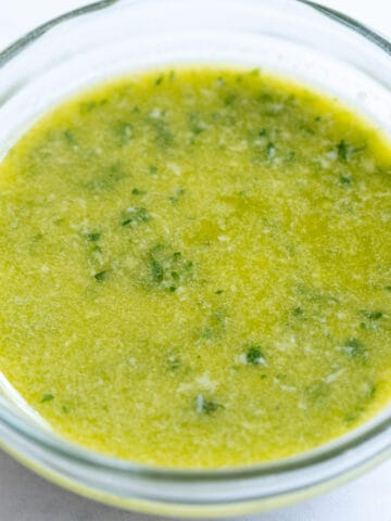 lemon basil vinaigrette