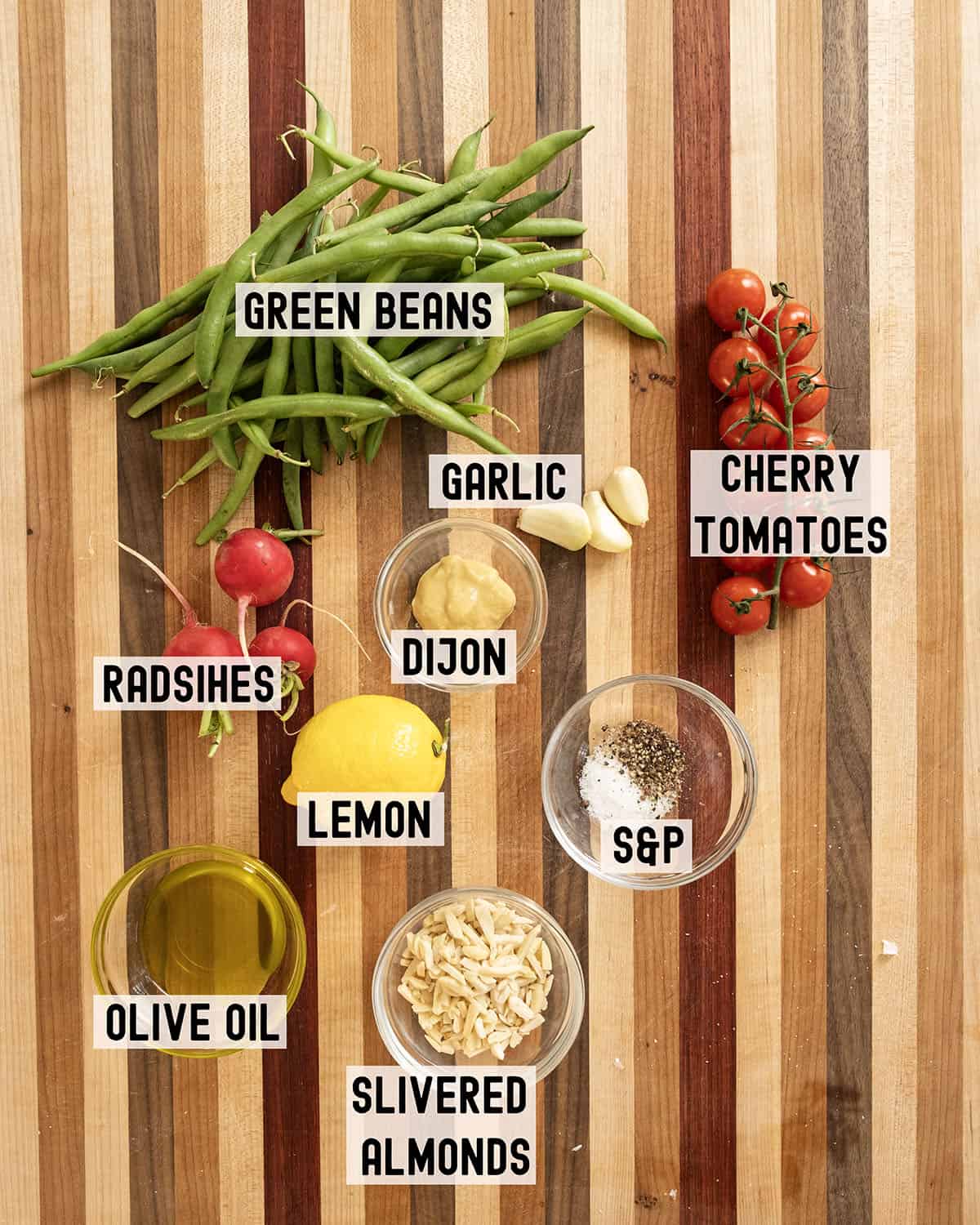 Ingredients for the recipe.