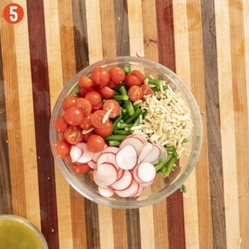 All vegetable ingredients in a bowl.