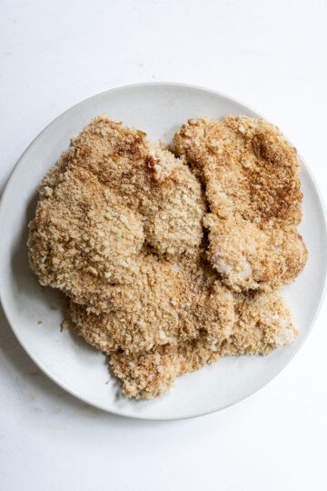 battered and breaded chicken