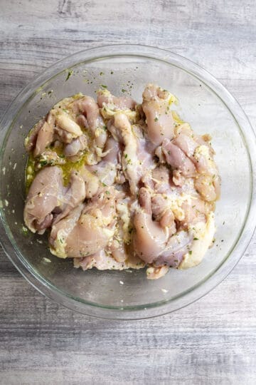 marinated chicken thighs