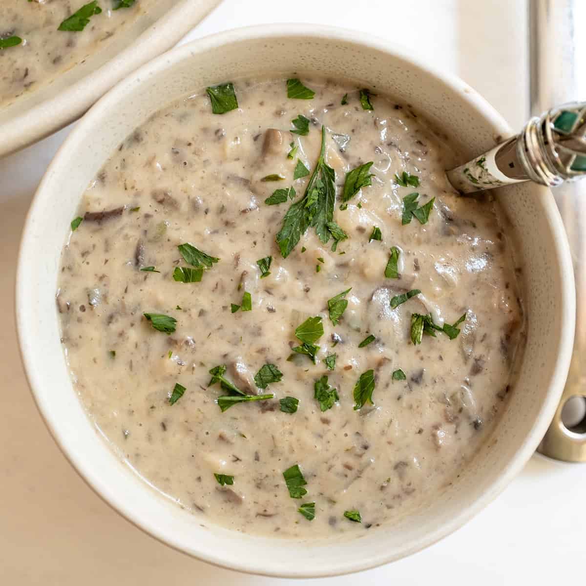 Creamy Mushroom Mascarpone Soup