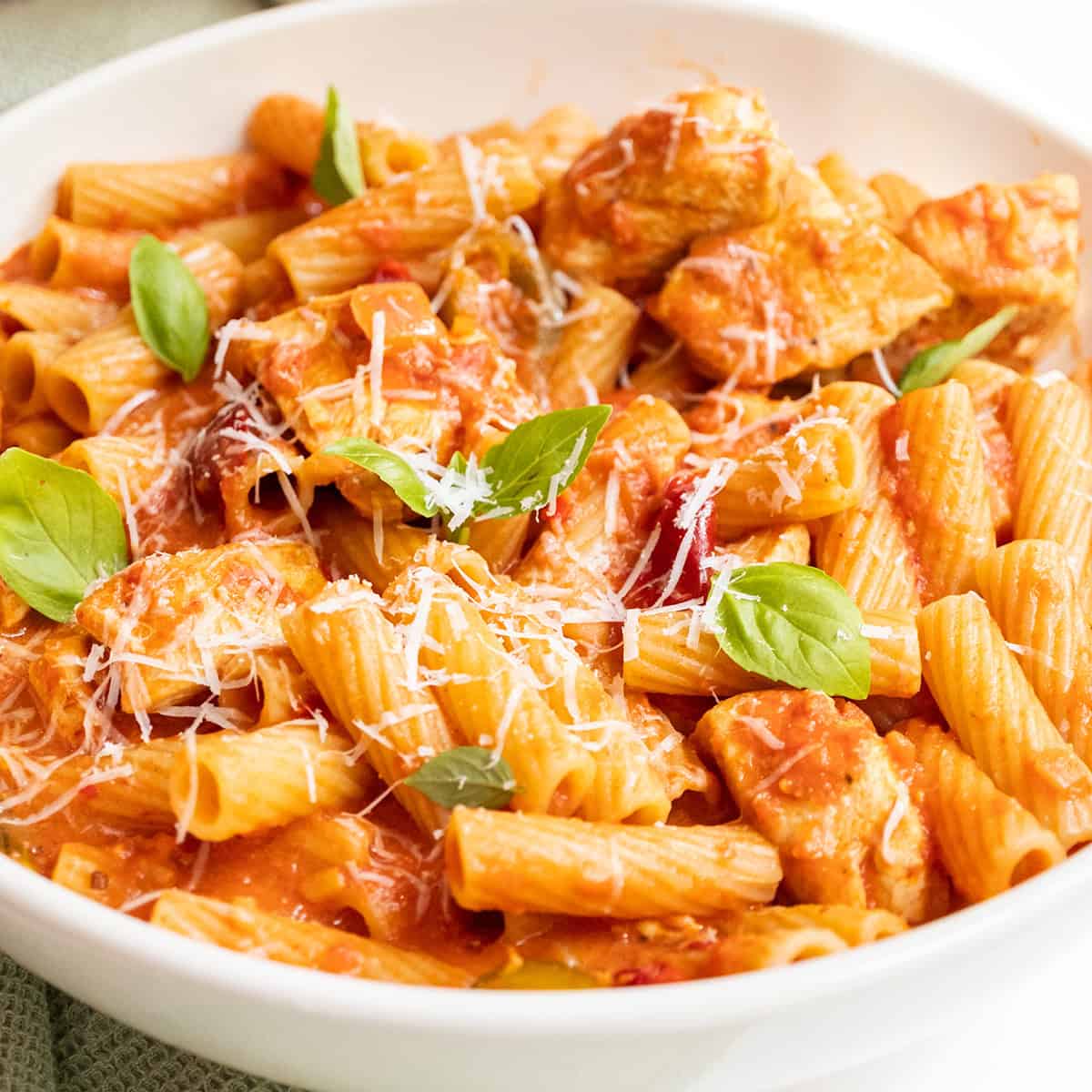 Spicy Chicken Riggies