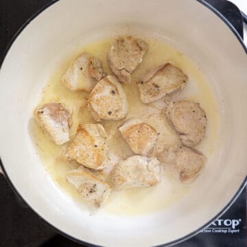 Seared chicken
