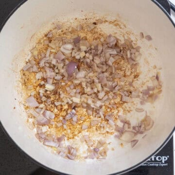 sauteing shallots